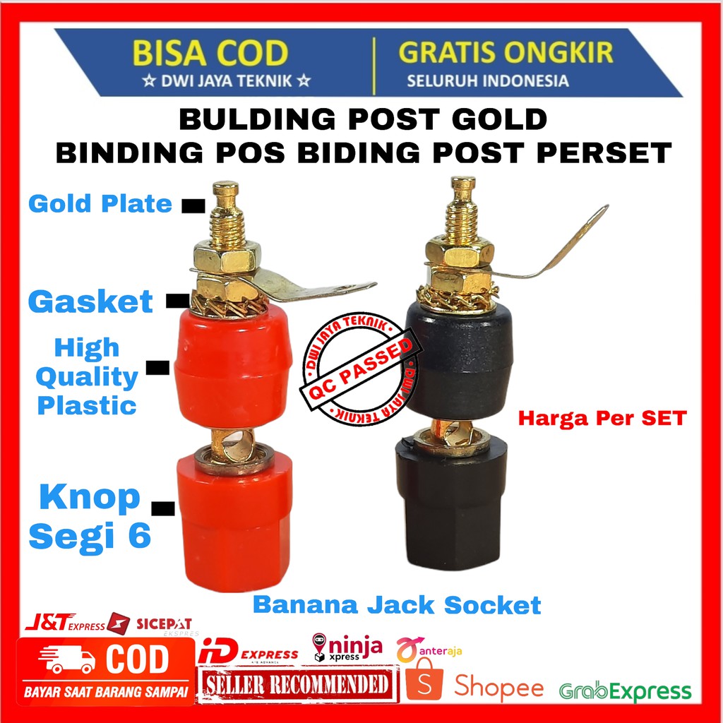 SUPER quality GOLD PVC Binding Post