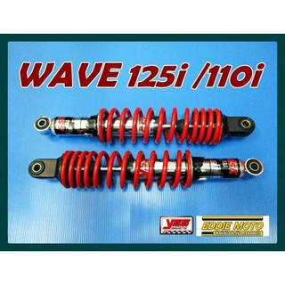 HONDA WAVE110 WAVE110i WAVE125 WAVE125i REAR SHOCK SET "RED" SPRING // โช๊คหลัง YSS งานแท้ สปริงแดง งานสวย ได้มาตรฐาน