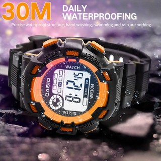 ₪▨นาฬิกา W18 Dual Display Waterproof Sports Watch Unisex  นาฬิกากีฬา