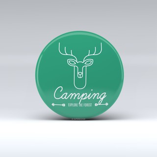 เข็มกลัด Vintage Adventure Camping Outdoor 201940