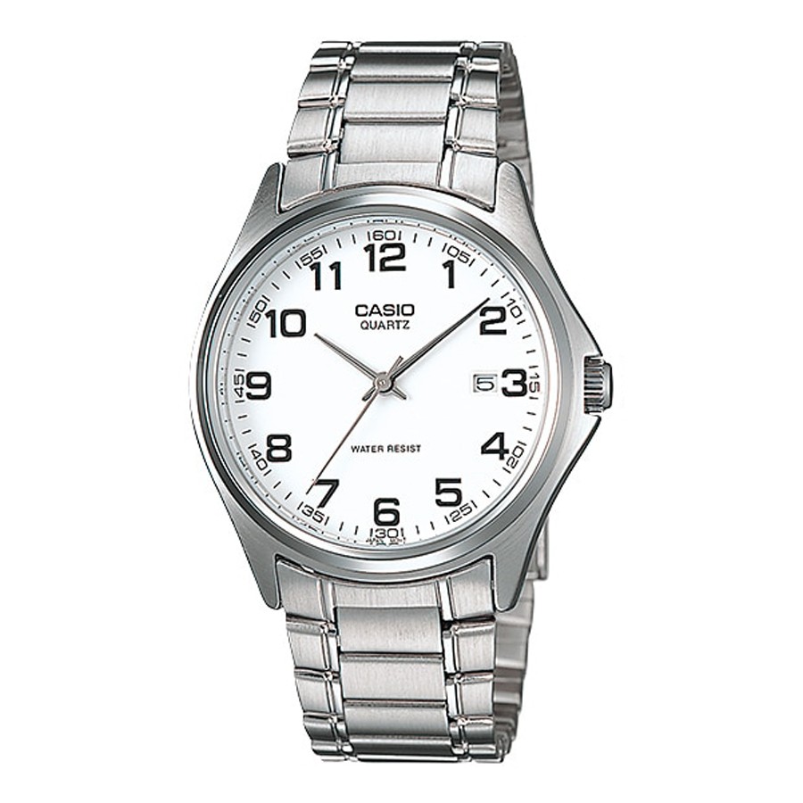 Casio Standard นาฬิกาข้อมือผู้ชาย สายสแตนเลส รุ่น  MTP-1183,MTP-1183A,MTP-1183A-7B - สีเงิน