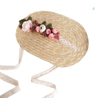 หมวกฟลอปปี้ กันลื่น ลายดอกไม้ เหมาะกับเดินชายหาด แฟชั่นฤดูร้อน สําหรับผู้หญิง