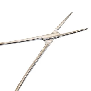 สแตนเลสคีมหลอดเลือดคีมผ่าตัดคีม Hemostatic ล็อคคีม