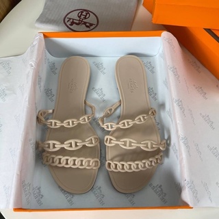 HERMES JELLY SANDALS