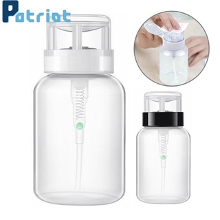 200ml Plastic Nail Polish Remover Refillable Bottle / Press Pumping Dispenser Bottle / / Portable Travel Nail Remover  Container  Bottles