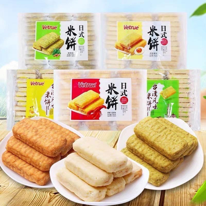 ขนมไต้หวัน Vetrue 5 รสชาติ(แบบแบน/แบบกลม)