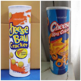 Cheese Ring cracker ชีสริงค์ ชีสบอล แคร็กเกอร์ กระป๋อง 80 กรัม