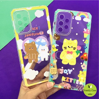 Samsung A13/A23/A33 5g/A53 5g/A73 5g เคสนิ่มใสกันกล้อง มุมตัด เคสมือถือซิลิโคน TPU ลายน่ารัก