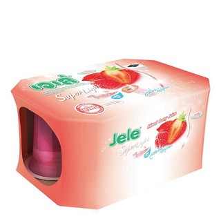 เจเล่ ซูเปอร์ไลท์ รสมิกซ์เบอรี่ 125 มล. (6 ถ้วย) Jele Super Light Mixed Berry Flavor 125ml (6 cups)