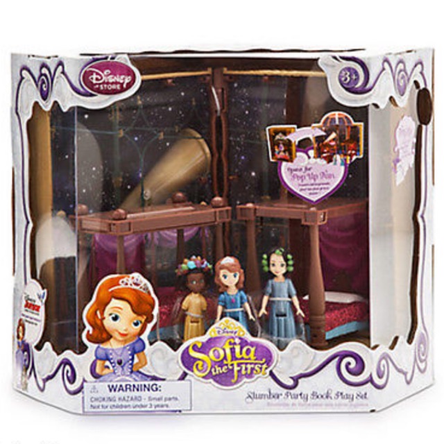 Disney Princess Sofia the First Slumber Party Book Play Set Toy Figure