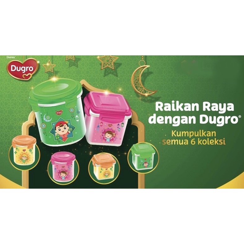 Dugro Elianware Ezy-lock Airtight Container Tupperware / Bekas Kedap Udara 800ml/1000ml (LIMITED EDI