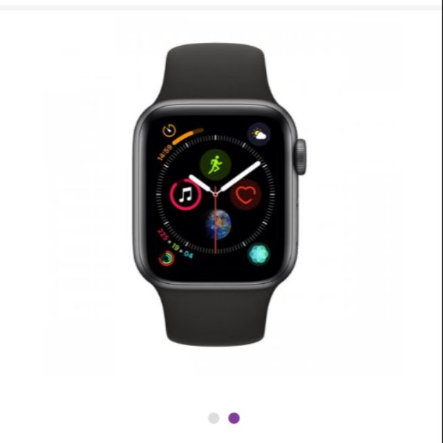 APPLE Watch Series 4 GPS (40mm, Space Grey Aluminium Case with Black Sport Band)