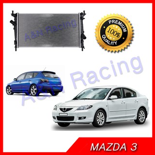 หม้อน้ำ รถยนต์ มาสด้า3 เครื่อง 1.6 และ 2.0 ปี 2003-2009 (BK)  Mazda3 1.6 engine Auto โฉมแรก