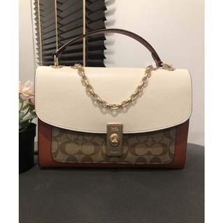 พร้อมส่ง แท้ 100% Coach LANE SHOULDER BAG IN COLORBLOCK