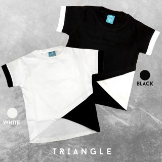 Sale!! เสื้อเด็กรุ่น triangle (ด้านหน้าเอวลอยนิดๆ น่ารักมาก)