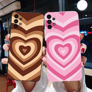 เคสโทรศัพท์มือถือ ซิลิโคนนิ่ม TPU ลายหัวใจ สีรุ้ง สีแคนดี้ สําหรับ Samsung Galaxy A13 A33 A53 A73 5G