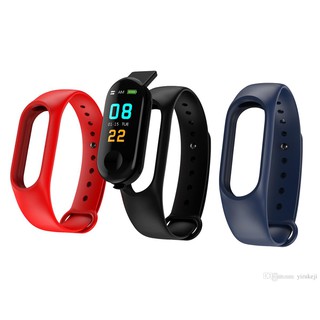 M3 SMARTBAND WITH HEARTRATE SENSOR PEDOMETER WATER PROOF Bracelet สายรัดข้อมืออัจฉริยะ