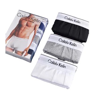 กางเกงในชาย CK  กางเกงในผู้ชาย(3in1) new brand Cailelv Kelin  เนื้อผ้าดี  ระบายอากาศ ดูดซับเหงื่อได้อย่างดี