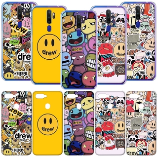 เคสโทรศัพท์มือถือ แบบใส ลาย Drew House สําหรับ OPPO A8 A12 A5 A9 A1K A31 A32 A52 A72 A92 A53 A83 A93 A1 2020 C137 SK33