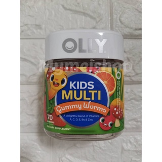 พร้อมส่ง Olly Kids Multi Gummy Worms Multivitamins Gummies multivitamin gummy ออลลี่ วิตามินรวมเด็ก กัมมี่เด็ก