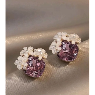 102186 ต่างหูแฟชั่น น่ารักๆ สไตล์เกาหลี Stud Earring งานดี