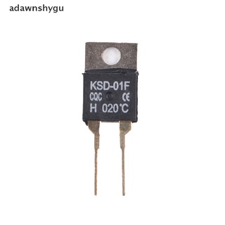 Adawnshygu 20-80℃ เทอร์โมสวิตช์เซนเซอร์อุณหภูมิ ปิด/เปิด KSD-01F