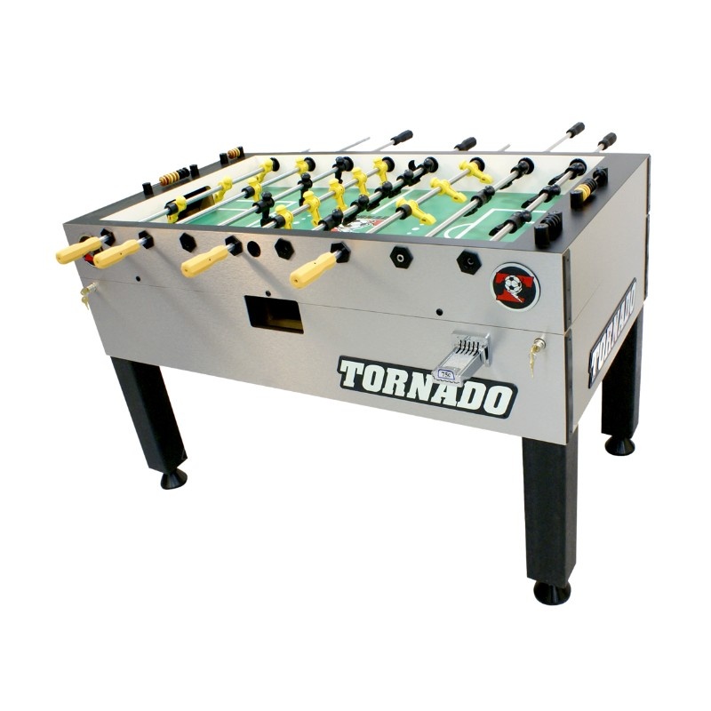 โต๊ะฟุตบอลทอร์นาโด รุ่น T3000 มาตรฐานแข่งขัน (ระบบหยอดเหรียญ)
