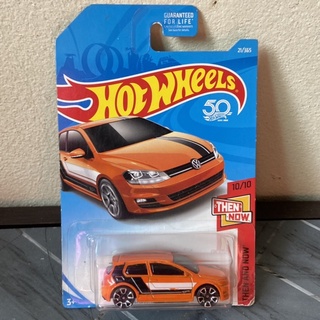 Hot Wheels 21/365 Volkswagen Golf MK7 - Then And Now 10/10 Orange 🔥