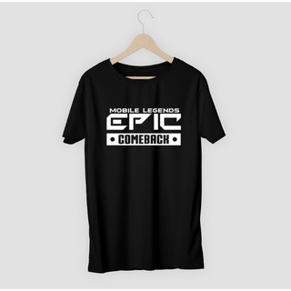 เสื้อยืดผ้าฝ้าย พิมพ์ลาย DISTRO MOBILE LEGEND EPIC COMMEBACK สําหรับผู้ชาย และผู้หญิง