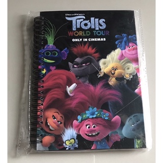 สมุดบันทึก จากหนัง Trolls World Tour - โทรลล์ส เวิลด์ ทัวร์  มือ 1 ของแท้ ลิขสิทธิ์ ราคา 250 บาท