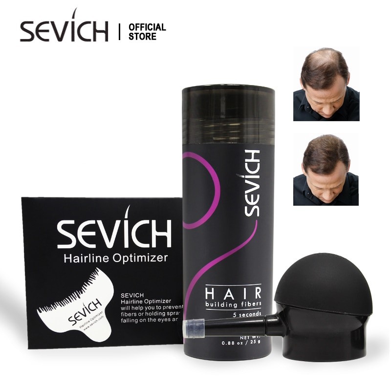 ผงโรยหัว ไฟเบอร์ ปิดผมบาง SEVICH hair Building Fiber 25g NGcPabcaaAA0AXAB |  Shopee Thailand