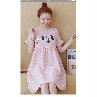 ชุดคลุมท้องแฟชั่นเกาหลี. พร้อมส่ง