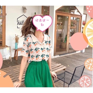 เสื้อลูกส้ม งานร้าน cocoabrown ***มือ1