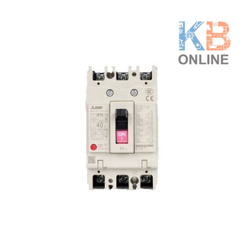 Mitsubishi เบรกเกอร์ NF63 CV 2P 50A Mitsubishi Circuit Breaker NF63 CV 2P 50A