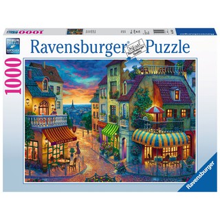 จิ๊กซอว์ Ravensburger - An Evening in Paris  1000 piece  (ของแท้  มีสินค้าพร้อมส่ง)