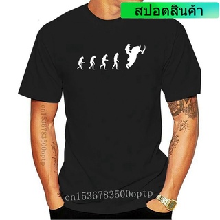 เสื้อยืดแขนสั้น พิมพ์ลาย Evolution Of Man To Snowmobile Rider Snow Racer สําหรับผู้ชาย