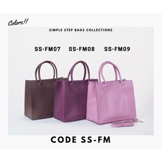 🚀กระเป๋า SS-FM : หนัง PU SAFFIANO (สอบถามสต็อกก่อนกดสั่งซื้อนะคะ)