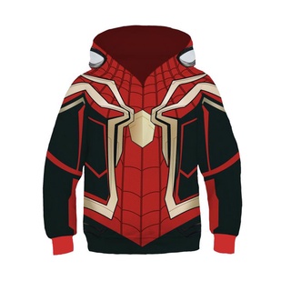 Spider-man: เสื้อกันหนาว เสื้อฮู้ดดี้ พิมพ์ลาย No Way Home 3D สําหรับเด็ก