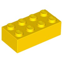 ชิ้นส่วนเลโก้ Lego Part Brick 2 x 4 (3001) ราคา/ชิ้น – โปรปัง