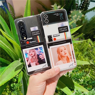 เคสโทรศัพท์มือถือ แบบฝาพับ สําหรับ Samsung Galaxy Z FOLD 4 5G ins 1 2 3 Galaxy Z Flip 2 3 4 PC