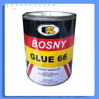 กาวยาง "Bosny" ขนาด 550 มล. ติดงานไม้ หนังสัตว์ หนังเทียม PVC ผ้า โฟร์ไมก้า กาวยาง อเนกประสงค์