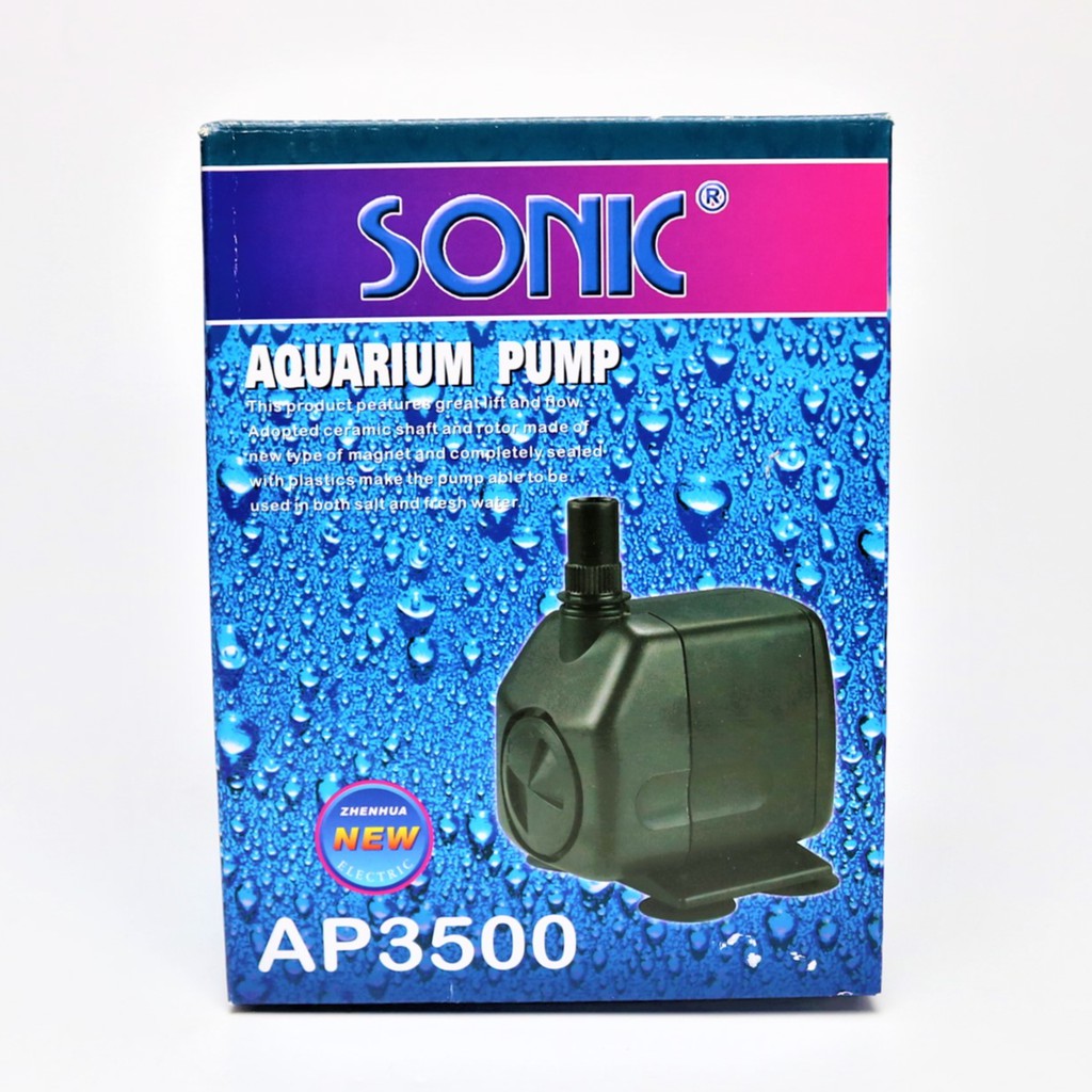 ปั๊มน้ำตู้ปลา บ่อปลา SONIC AP-3500 ราคา ถูกที่สุด ดีลบีเคเค