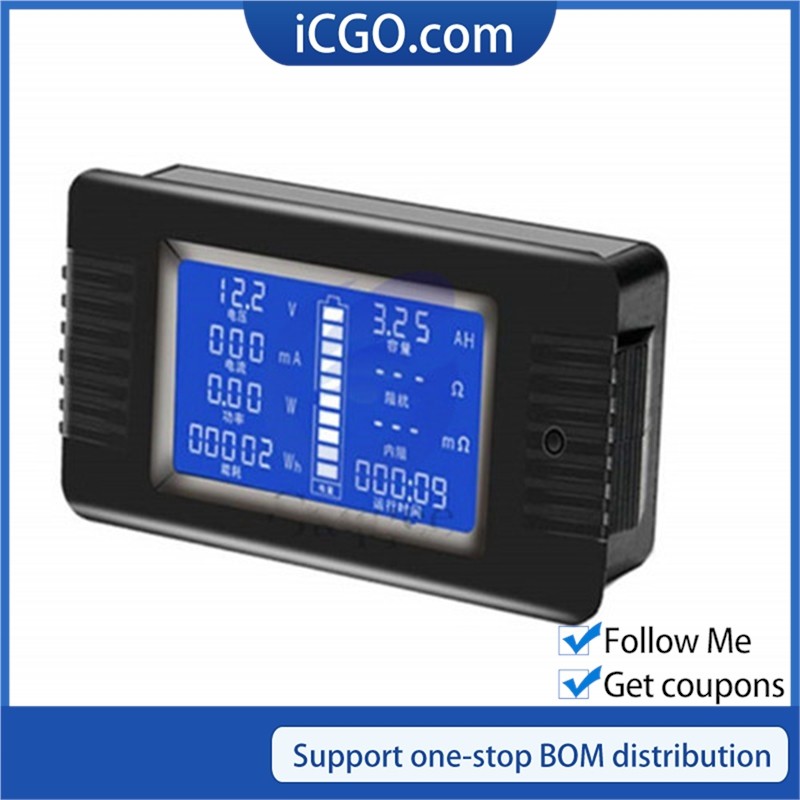 PZEM-015 เครื่องทดสอบแบตเตอรี่ DC แรงดันไฟฟ้าความจุตาราง 50A Shunt