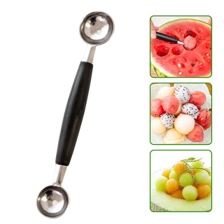 ที่ตักแตงโม ที่ตักเมล่อน ที่ตักผลไม้  แบบ 2 หลุม Melon Baller Watermelon Baller Fruit Baller