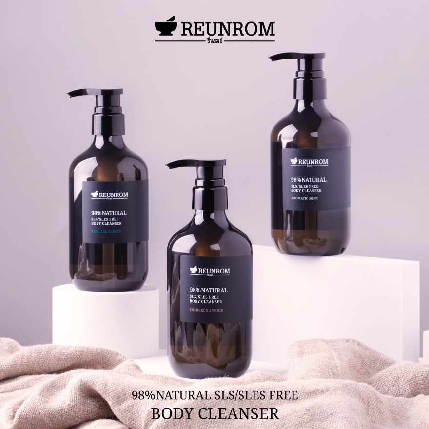 Reunrom ไนน์ตี้เอทเปอร์เซ็นต์เนเชอรัลเอสแอลเอส/เอสแอลอีเอสฟรีบอดี้คลีนเซอร์ 500ml