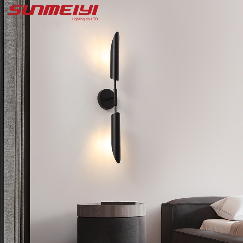 Sunmeiiyi โคมไฟติดผนัง สไตล์โมเดิร์น เรียบง่าย หรูหรา สําหรับตกแต่งห้องนอน โรงแรม ข้างเตียง ทางเดิน ทางเดิน ในร่ม ราคา ถูกที่สุด ดีลบีเคเค แกลเลอรีภาพที่ 5