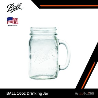 Ball® - Ball Drinking Mason Jars - แก้วน้ำบอลล์ มีหูจับ