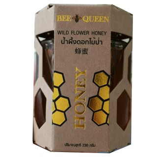 ✨ขายดี✨ Bee Queen Wild Flower Honey230g น้ำผึ้งดอกไม้ป่า คุณภาพระดับพรีเมี่ยม