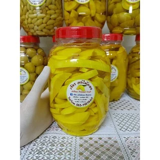 ผลไม้ดอง บรรจุขวดโหล 1 กิโลกรัม + พริกเกลือ 100 กรัม