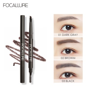 Focallure ดินสอเขียนคิ้ว กันน้ํา ติดทนนาน 3 สี